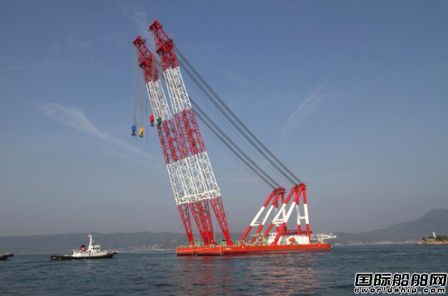 日本IHIMU“L-3601”號浮式起重船交付