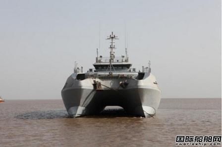 印度海軍雙體船正式服役   