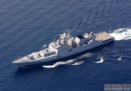 印度接收第二艘“塔爾瓦”級護衛艦