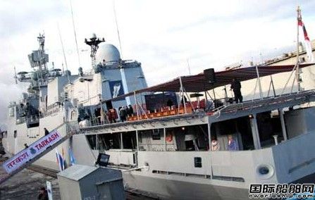 印度海軍塔卡什號隱身護(hù)衛(wèi)艦入列