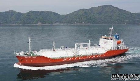 佐佐木造船獲2艘7500立方米LPG船訂單