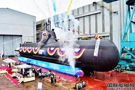 現代重工下水韓國第五艘214級潛艇