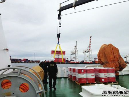 SINOPEC潤滑油在澳大利亞為“海巡01”輪供油
