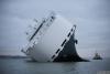 目前“Hoegh Osaka”號汽車運輸船目前已擱淺在索倫特