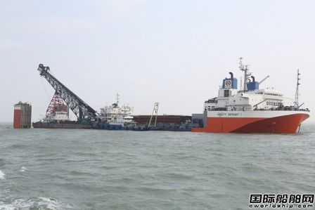 中國鐵建自有施工船舶首次派駐海外