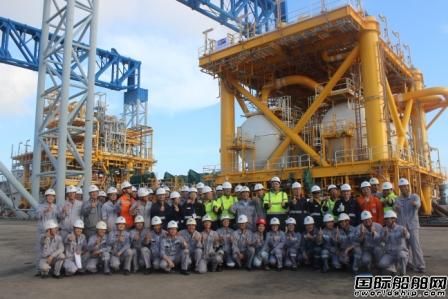 太平洋海工交付道達爾油氣項目模塊