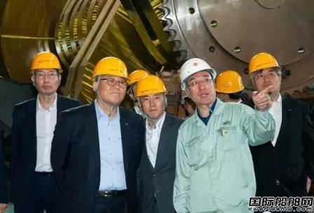 斗山發動機高層訪問大連船柴