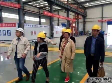法國船級社中國區高層考察威海中遠科技