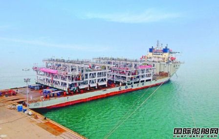 中國石油首個國際LNG模塊化建造完成