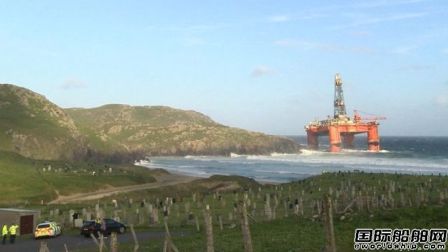 “Transocean Winner”號平臺(tái)擱淺