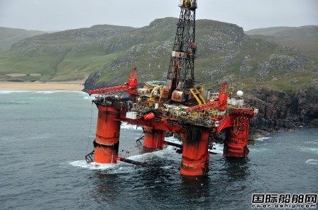 “Transocean Winner”號半潛式鉆井平臺(tái)成功脫淺