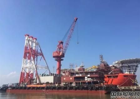 中交四航局“四航固基”號DCM船下水