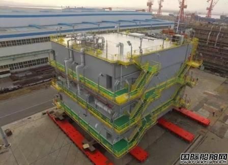 大船船務(wù)又交付一座海工電氣模塊