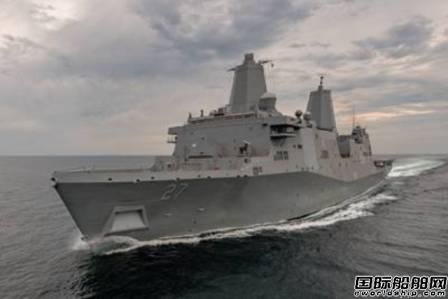 波特蘭號兩棲船塢運輸艦完成海試