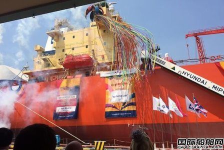 現代尾浦造船交付一艘全冷藏LPG船