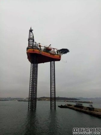 大連中遠船務全面推進自升式鉆井平臺建造
