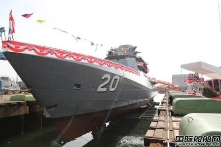 ST Marine下水一艘新加坡濱海任務艦