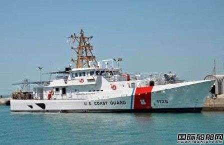美國海岸警衛隊一艘快速響應巡邏艦交付