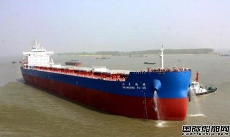 金陵船舶一艘82000噸散貨船順利海試