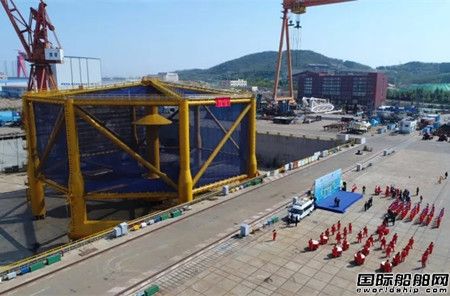 武船建造世界最大我國首座“深海漁場”下水