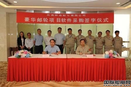 外高橋造船與鷹圖公司簽署軟件采購合同暨戰略合作協議