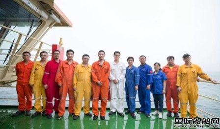 青島武船首艘RSV水下機器人支持船完成所有海試項目