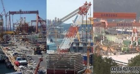 韓國船企7月接單量繼續位居全球第一