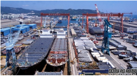 韓國造船業接單量連續4月位居全球第一