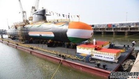 印度海軍第四艘鲉魚級潛艇“Vela”號下水