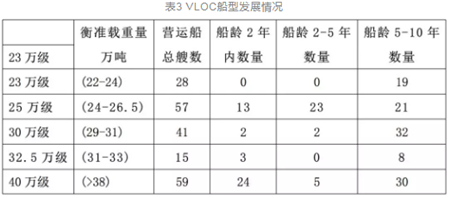 全球超大型礦砂船營運船隊透視