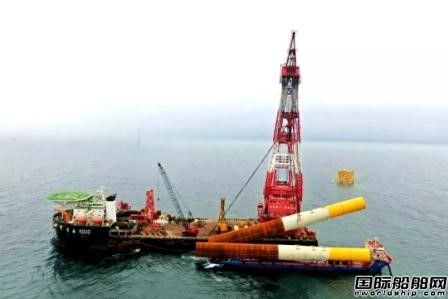 華西海工完成全球最長單樁沉樁作業