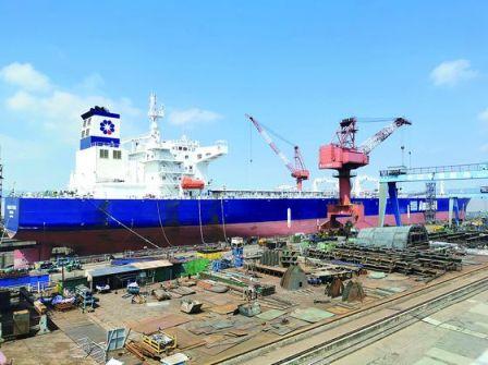 舟山中遠海運重工帶動六橫船舶修造業騰飛發展