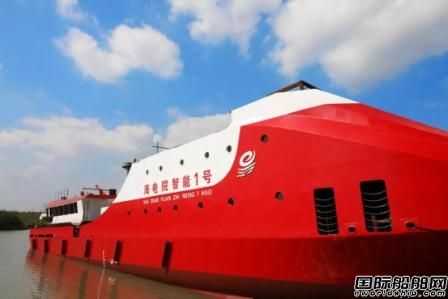 中國(guó)電科36所打造浙江首艘智能船舶下水