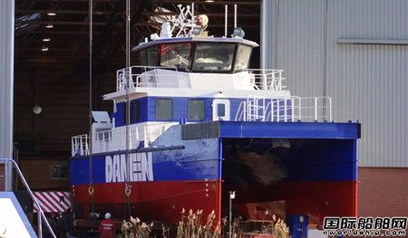 歐倫船業建造達門海上風電運維船年底將交付