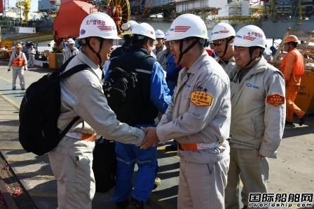 外高橋造船建造PSV“國海民興”輪提前完成塢檢試航