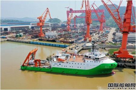 我國(guó)載人潛水器支持保障母船“探索二號(hào)”在馬尾造船啟航