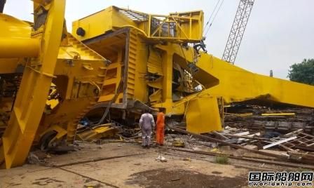 11人死亡！印度船廠巨型起重機突然倒塌