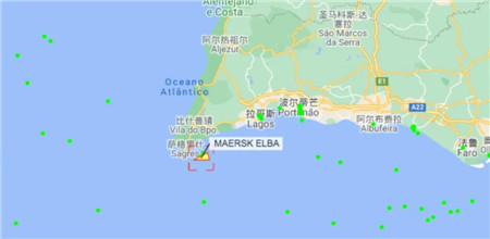 “MAERSK ELBA”輪葡萄牙海域發(fā)生機艙失火事故