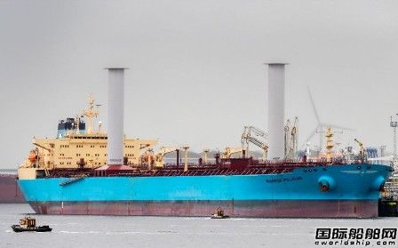 馬士基油輪出售全球首艘風力推進成品油船