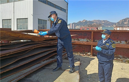 華東修船外籍船舶維修廢鋼變廢為寶