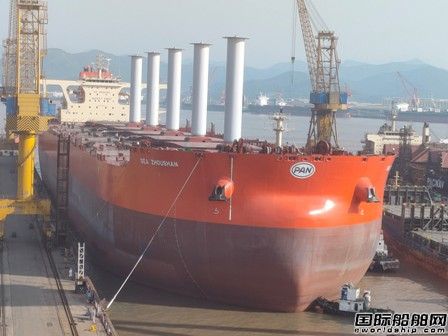 中國船廠接力！淡水河谷迎來全球首艘“風動力”礦砂船
