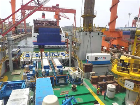 威海金陵完成“渤海7號”平臺傾斜試驗