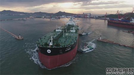 渤船重工交付KOTC一艘31.8萬噸超大型原油船
