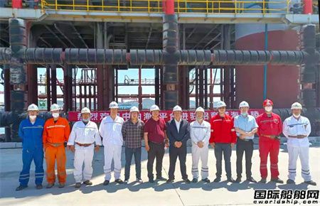 威海金陵承接“中油海3”平臺改造項目