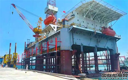 威海金陵承接“中油海3”平臺改造項目