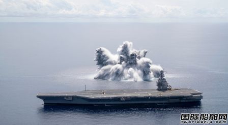 相當于4級地震！美國“福特”號航母完成首次全艦沖擊試驗