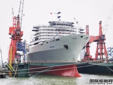 南通中遠海運船務修理改裝“美森漢娜”輪順利出塢