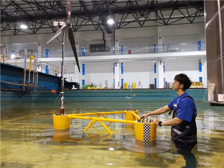 龍源電力研發全球首例漂浮式風電啟動模型進入試驗階段