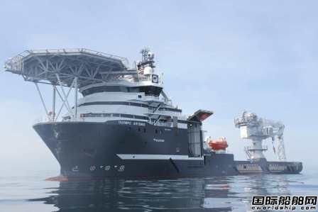康士伯?dāng)?shù)字為Olympic Subsea全船隊安裝Vessel Insight