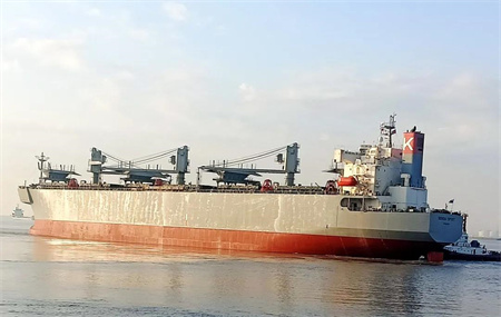上海中遠海運重工同日齊開航慶佳節